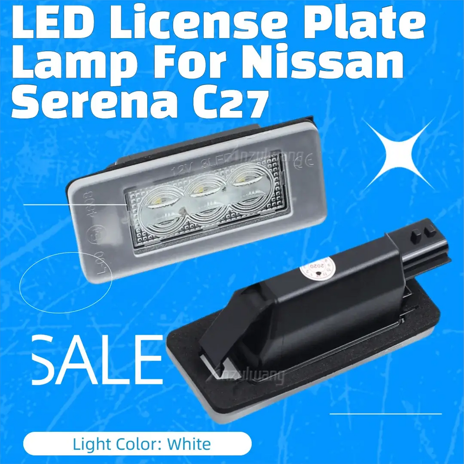LED License Plate Lights For Nissan Serena C27 Altima Suzuki Landy Duster by InterCyprus Trading Ltd