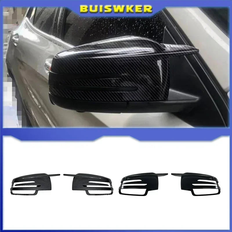 Anglies pluošto veidrodžių dangteliai Mercedes W176 W246 W204