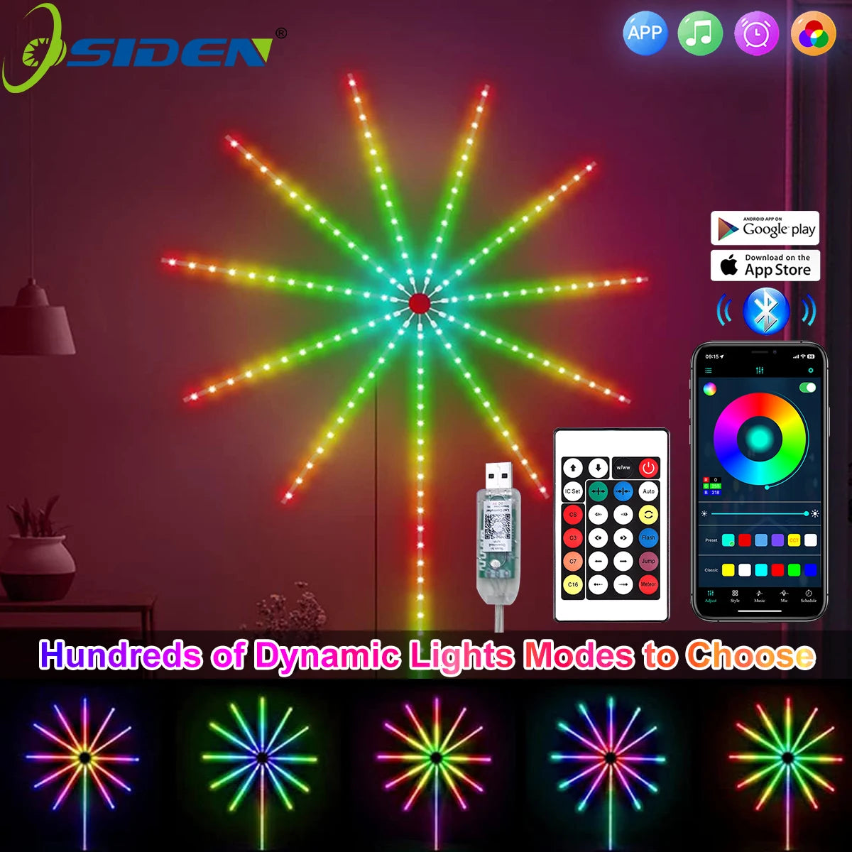 RGBIC Firework LED Strip