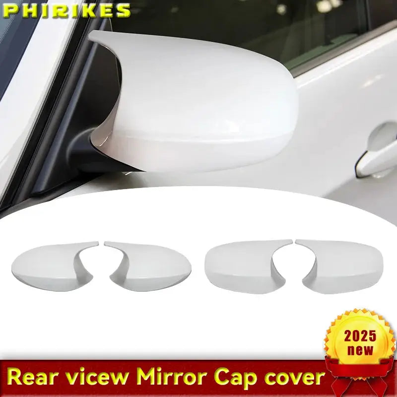 1 Pair White Replacement Rearview Side Mirror Covers Cap for BMW E90 E91 E92 E93 E81 E87 E82 E88 3 1 Series M Accessories by InterCyprus Trading Ltd