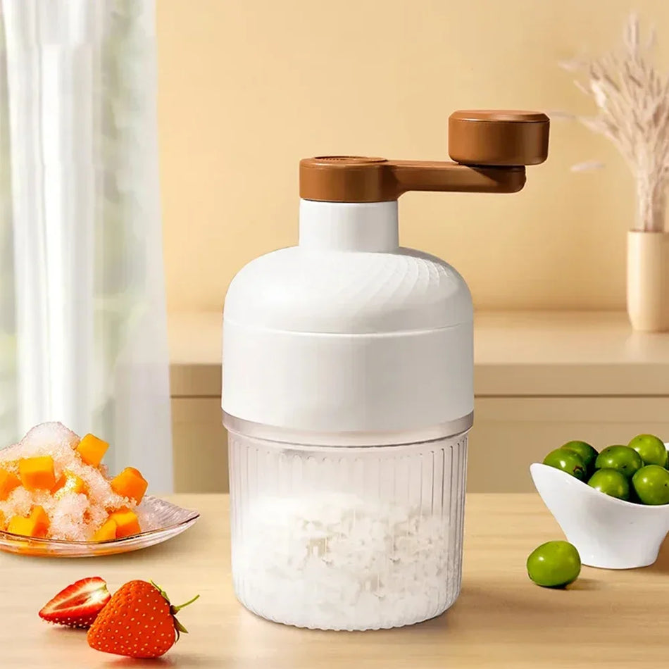 Mini Ice Crusher &ndash; Hand Operated Shaved Ice Maker