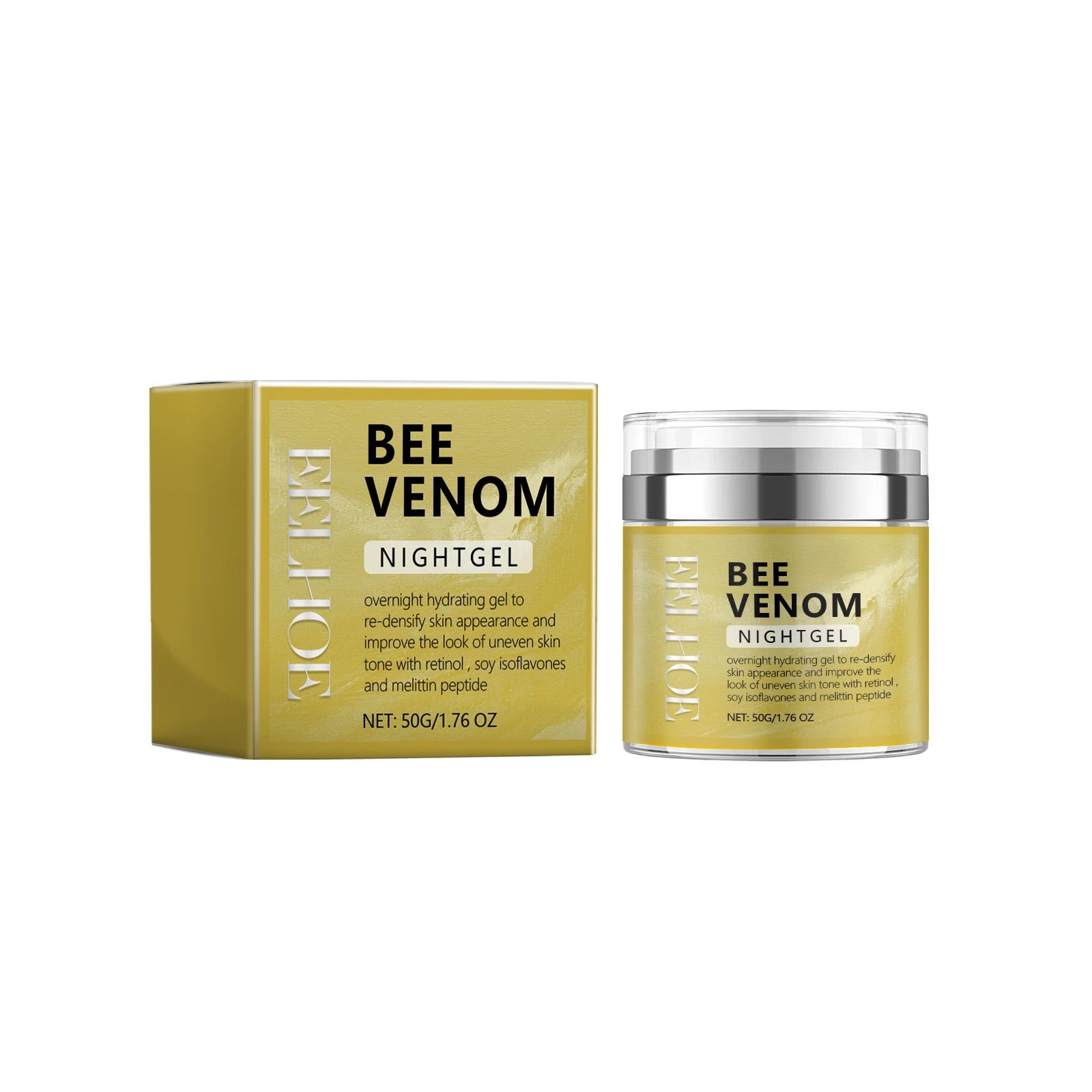 Bee Venom Night Gel &ndash; Intense Hydration and Skin Rejuvenation 50g Boxed
