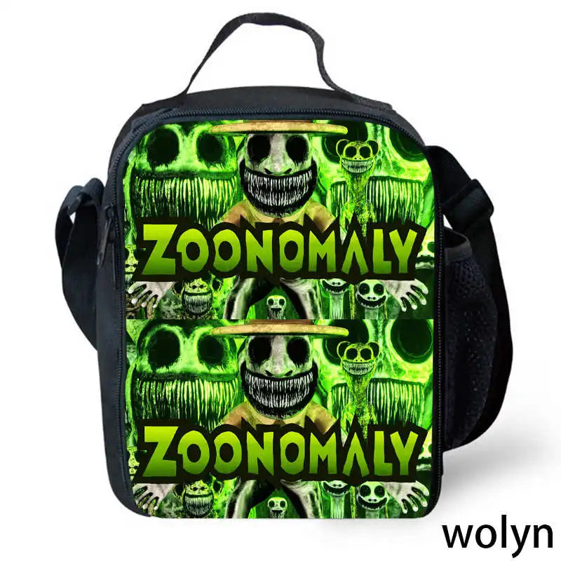The Zoonomaly Childre Lunch Bags ,Cartoon School Bags for Girl Boys ,Child Picnic Bags for Food and Juice,Kids School Cooler Bag Color009 / CHINA