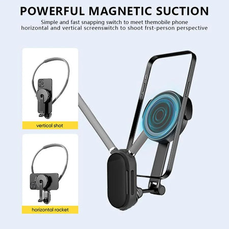 Magnetic Neck Mount Holder &ndash; Multi-Angle Flexibility for Smartphones