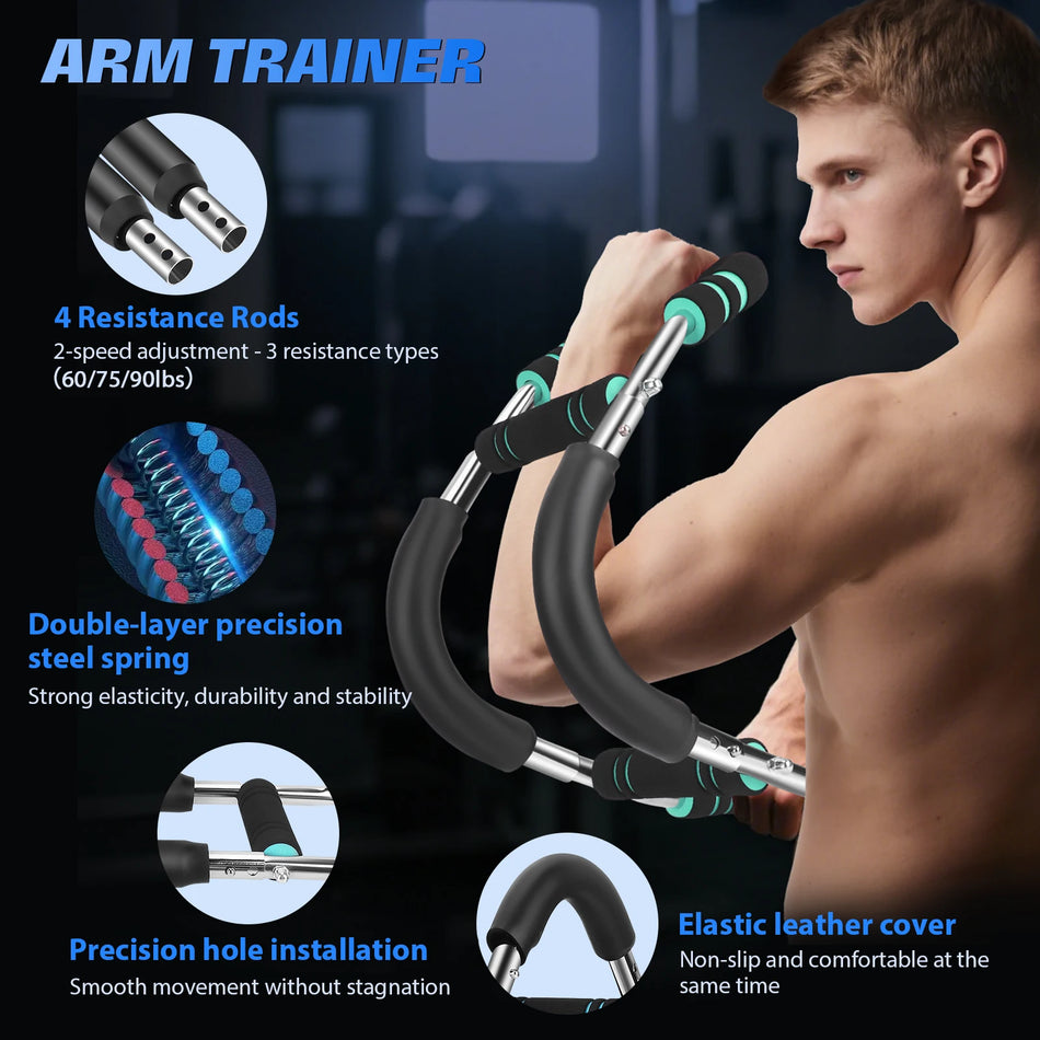 Twister Braț Antrenor Exercițiu Antrenament Piept Portabil Bară