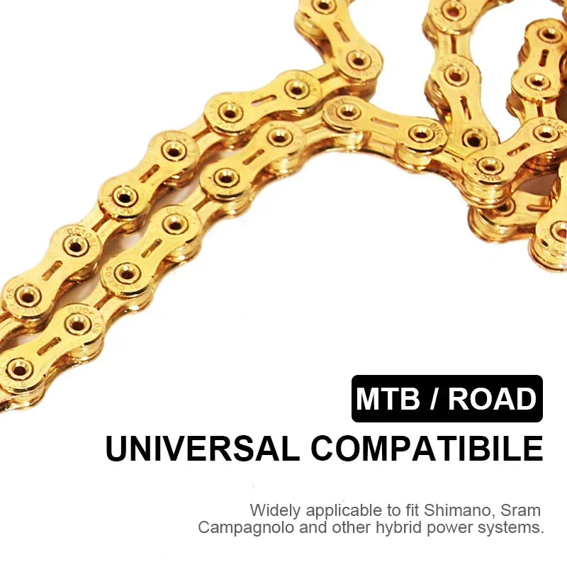 Bucklos BC BCEL BCSL MTB Bike Chain, 12 Speed for Mountain and Road Bikes, EL SL