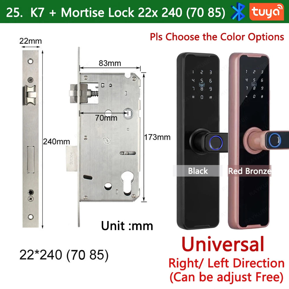 CDOK K7 Pro Tuya Smart Lock