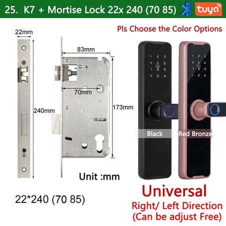 CDOK K7 Pro Tuya Smart Lock