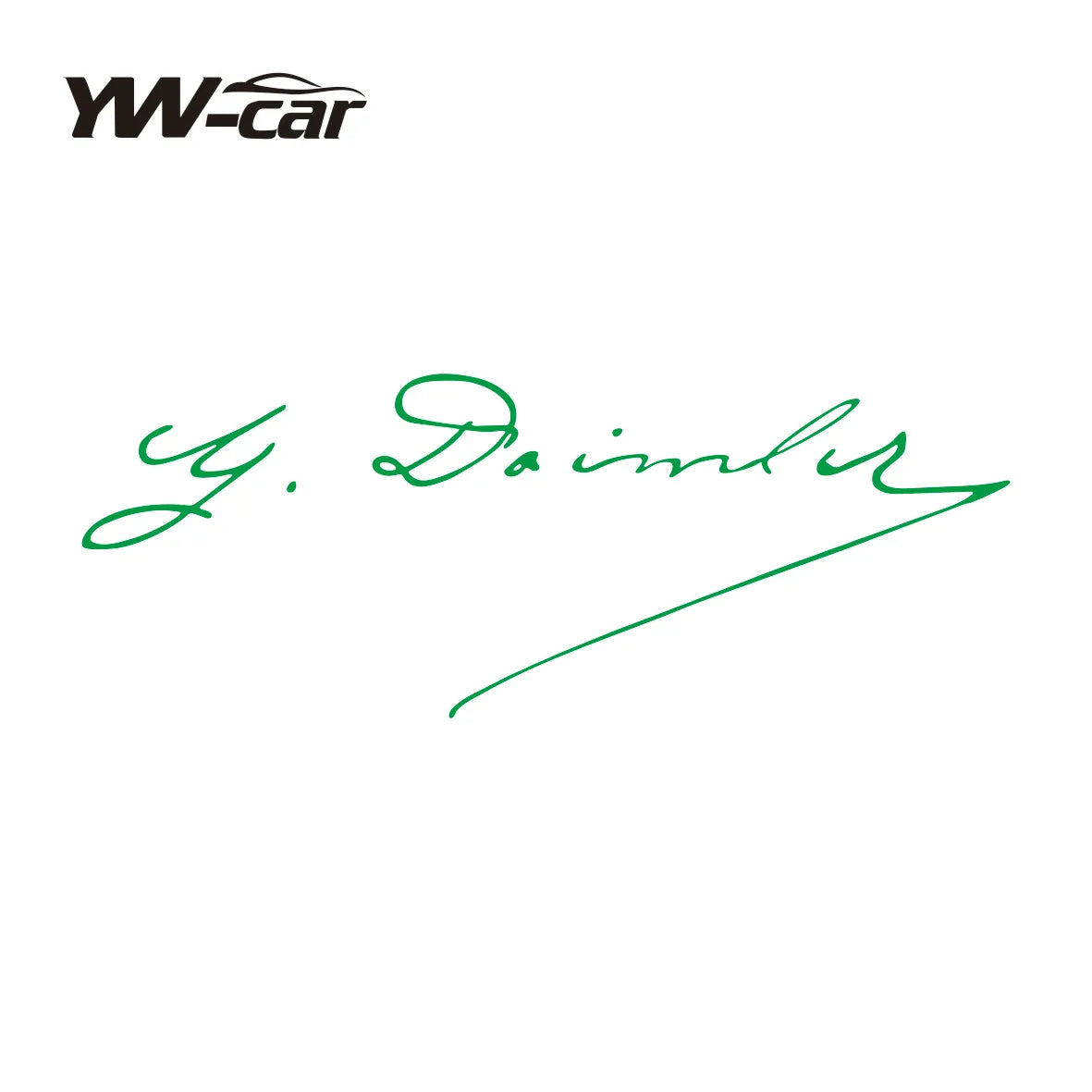 Mercedes Benz Dashboard Sticker Set - 2 Pcs Interior Vinyl Decals for C E S GLS M R A SL V GLC CLA Models green / 20x7.3cm 2pcs