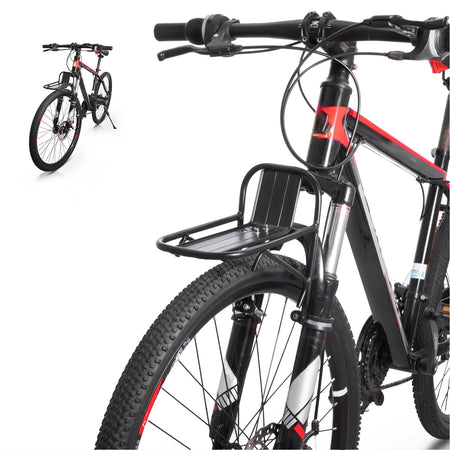 Bicycle Front Rack Aluminum Alloy Carrier - 5kg Capacity
