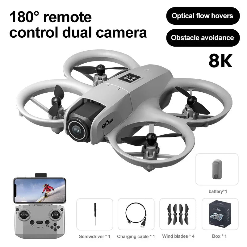 GT3 Mini Drone &ndash; 8K HD Camera with Obstacle Avoidance 8K