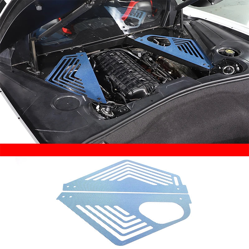 Copertura vano motore in fibra di carbonio per Corvette C8 2020 2025