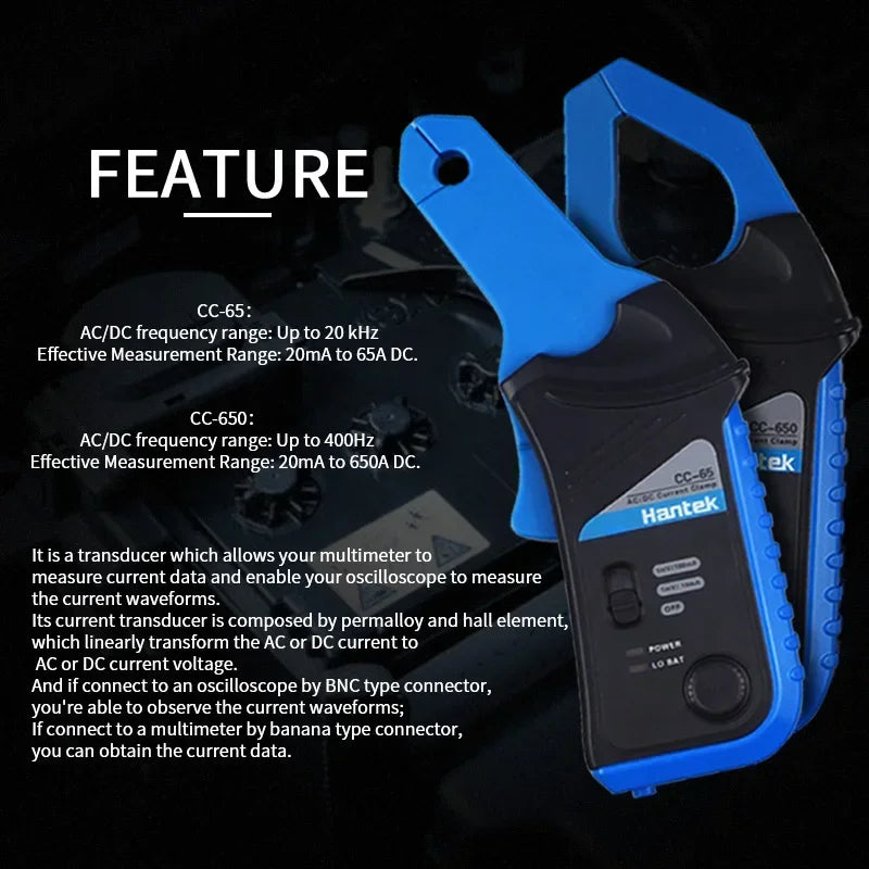 Oscilloscope CC65 CC650 Current Clamp Probe - Wideband Clamp