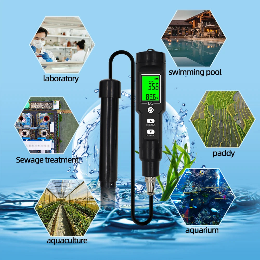 DO9100 Digital Dissolved Oxygen Meter &ndash; Waterproof ATC