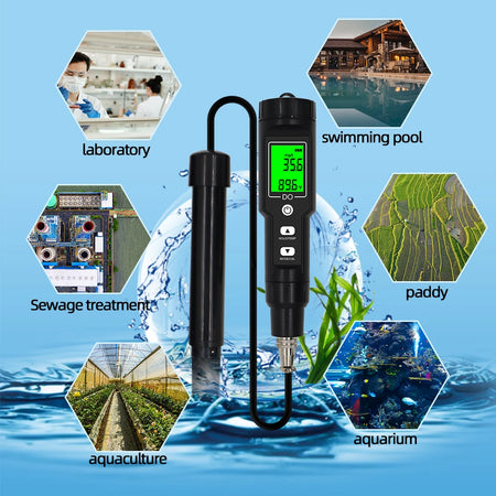 DO9100 Digital Dissolved Oxygen Meter &ndash; Waterproof ATC