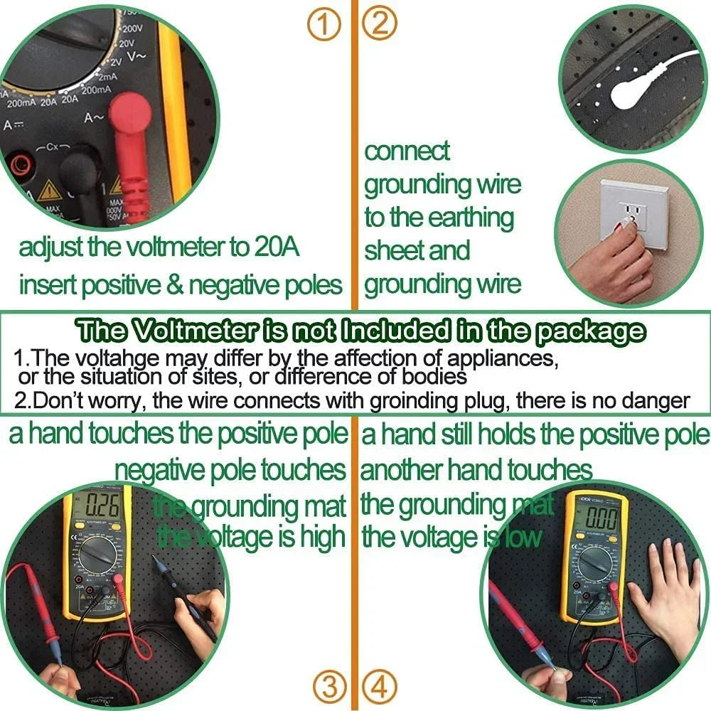 Grounding Belt 15ft Grounding Cord &ndash; Sleep Quality Boost