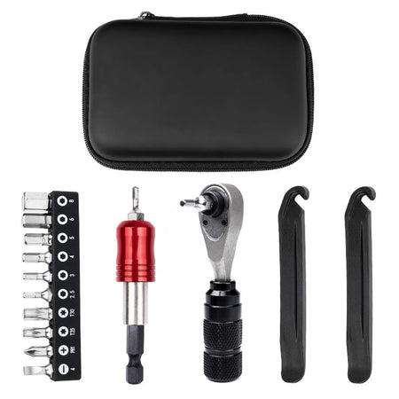 72-Tooth Ratchet Bike Tire Kit &ndash; Portable Tools Kit set 01