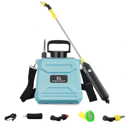 New 5L Backpack Sprayer - Easy Start With One Button SKY BLUE
