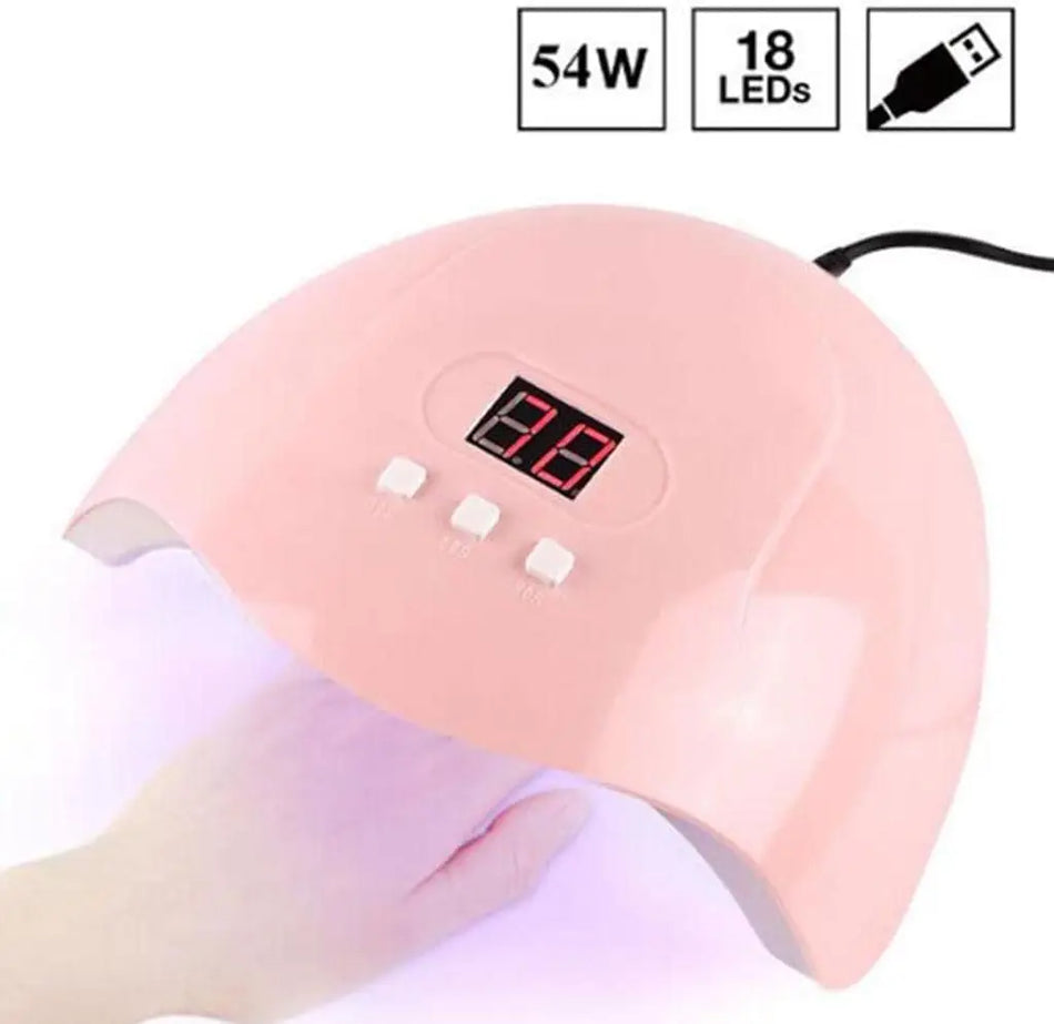 YIKOOLIN X3 Nail Lamp &ndash; Portable USB Charging, Multi Modes