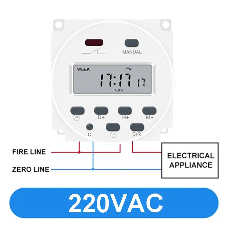 GTHURCS CN101A Timer Switch &ndash; Programmable Precision Control AC220V