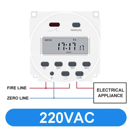GTHURCS CN101A Timer Switch &ndash; Programmable Precision Control AC220V