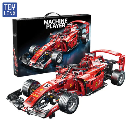 455Pcs F1 RC Race Car Building Blocks Kit For Kids Set
