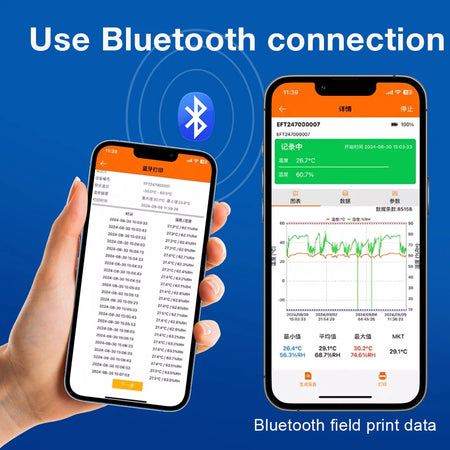 GSP-6Pro USB Data Logger &ndash; Bluetooth Temp Humidity Recorder