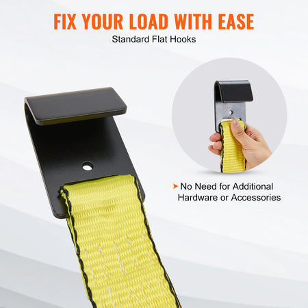 SucceBuy 10pcs 10000Lbs Ratchet Tie Down Straps &ndash; Heavy Duty