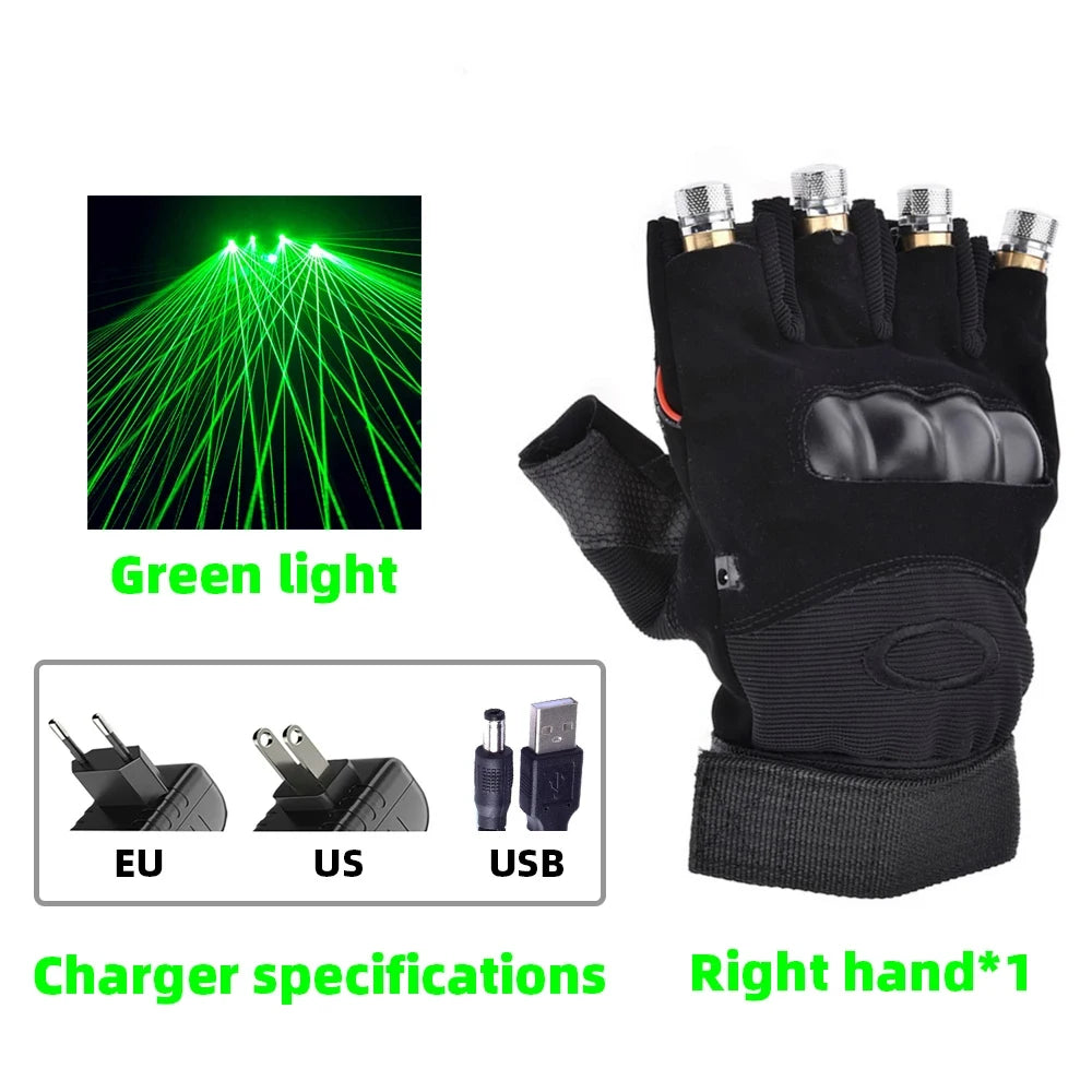 CHEGIT L0465 LED Laser Gloves &ndash; Disco Stage Lighting