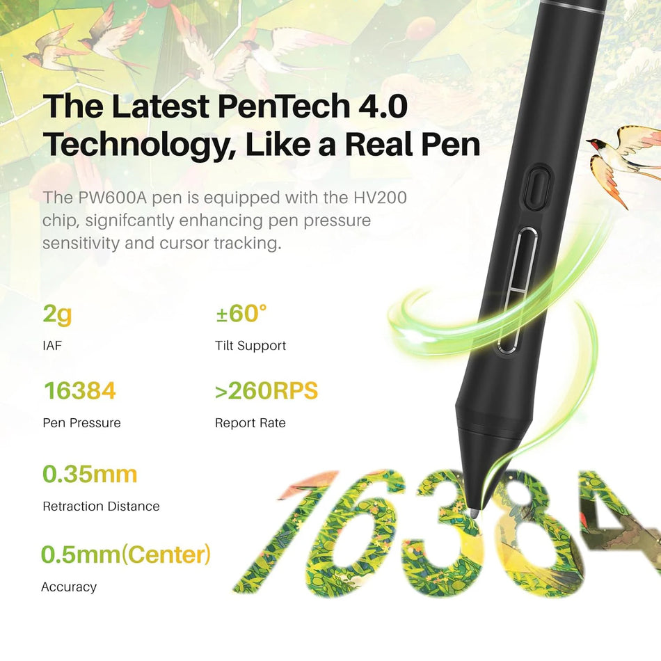 Tableta Gráfica Huion Kamvas Pro 16 V2 Con Pantalla De 15.6 Pulgadas Y 16K De Presión