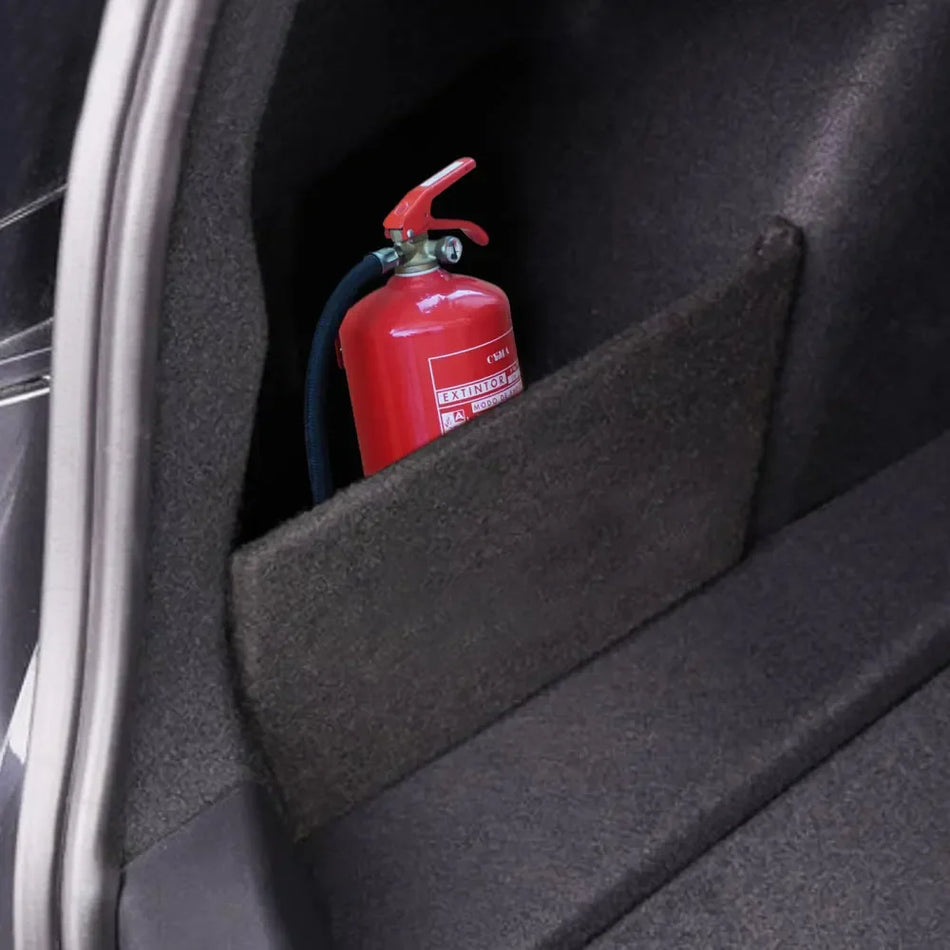 Κουτί Οργανωτής Πορτ-Μπαγκάζ Tesla Model 3 με Πάνελ από Βελούδινο Ξύλο