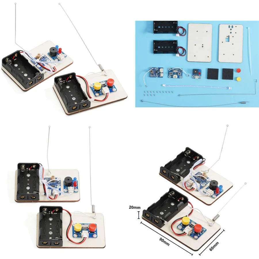Kit de modèle de télégramme électrique DIY Jouet scientifique éducatif