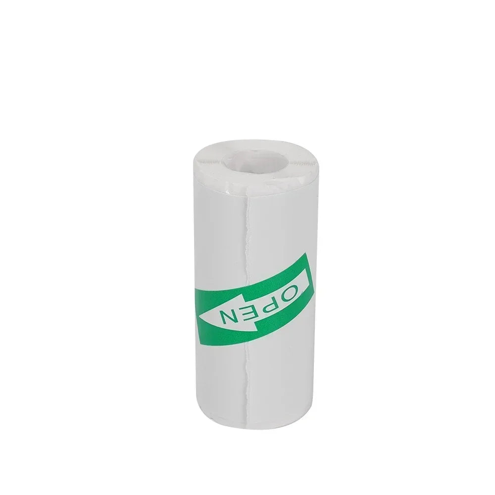 Mini Printer Sticker Paper 57x25MM - 1/3/5 Rolls for Instant Cameras Adhesive 1Roll / CHINA