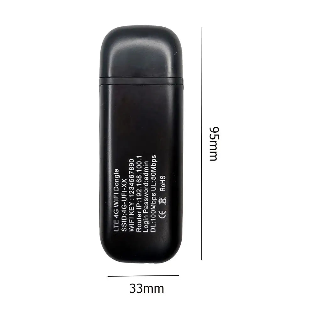 4G LTE USB Modem WiFi Dongle 150Mbps For Laptops Notebooks