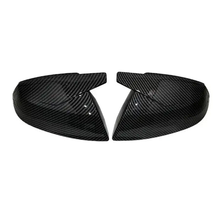 ABT Style Black Side Mirror Cover For Audi Q5 Q7 2016 2020 Carbon fiber pattern