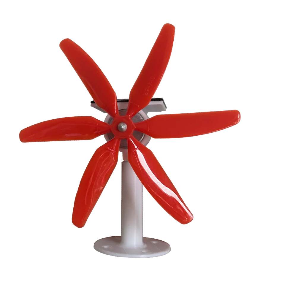 Mini horizontalna vjetroturbina generator s 6 lopatica