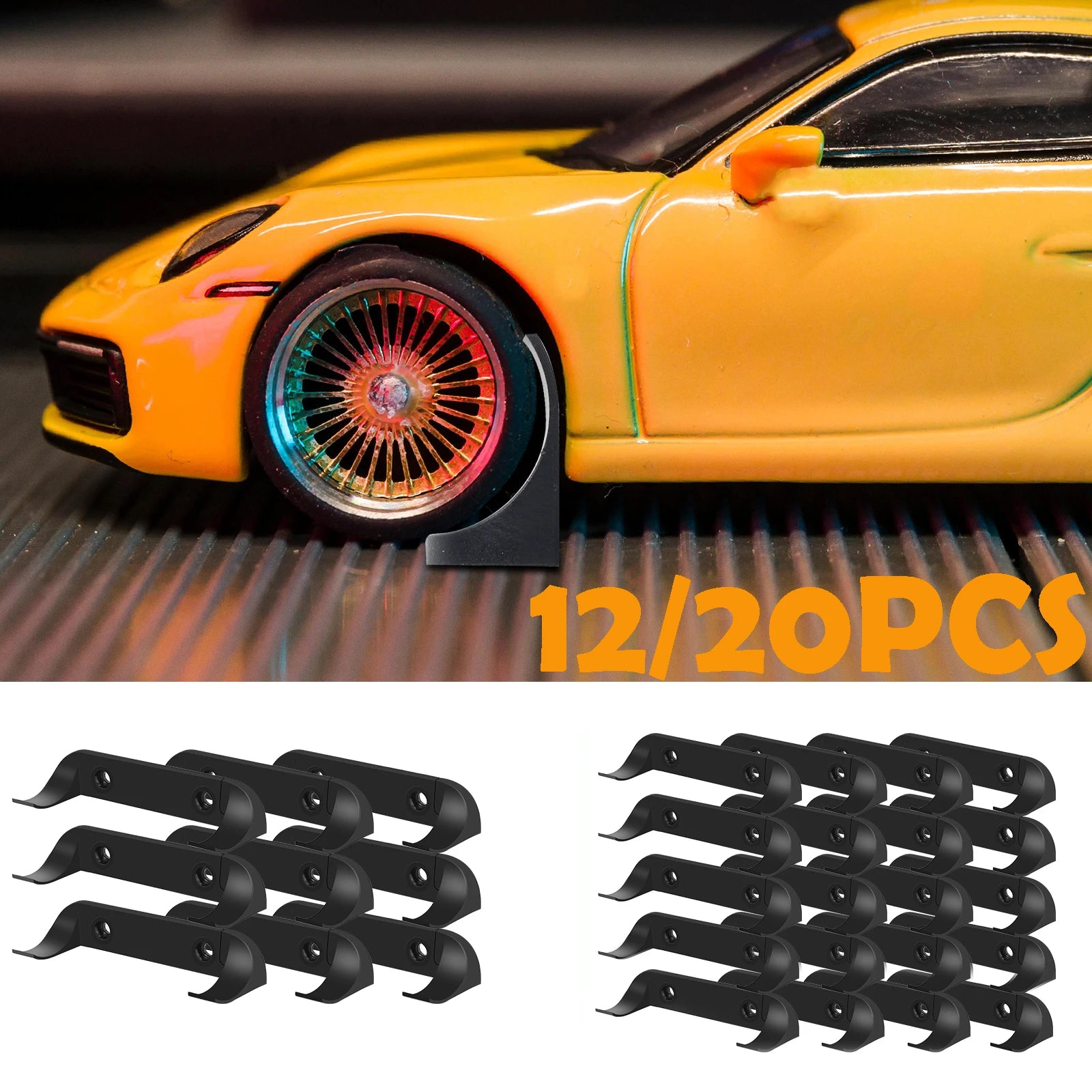 Wall Mount Car Model Display Rack &ndash; Vertical Car Toy Display