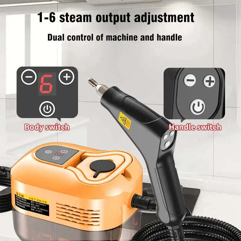 2500W High Pressure Steam Cleaner Handheld For Home Kitchen