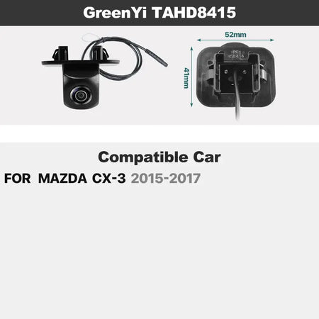 Dynamic Trajectory AHD Car Plate Light Rear View Camera For Mazda CX-7 CX-5 CX-3 CX-4 Mazda 6 Mazda 3 Axela BM Mazda2 Mazda5 M5 by InterCyprus Trading Ltd