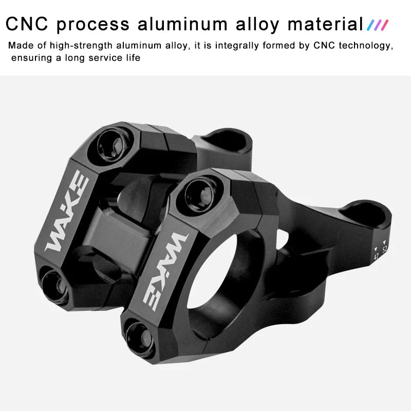 CNC алюминиевый велосипедный вынос, легкий короткий вынос высокой прочности для 28.6-32.5mm