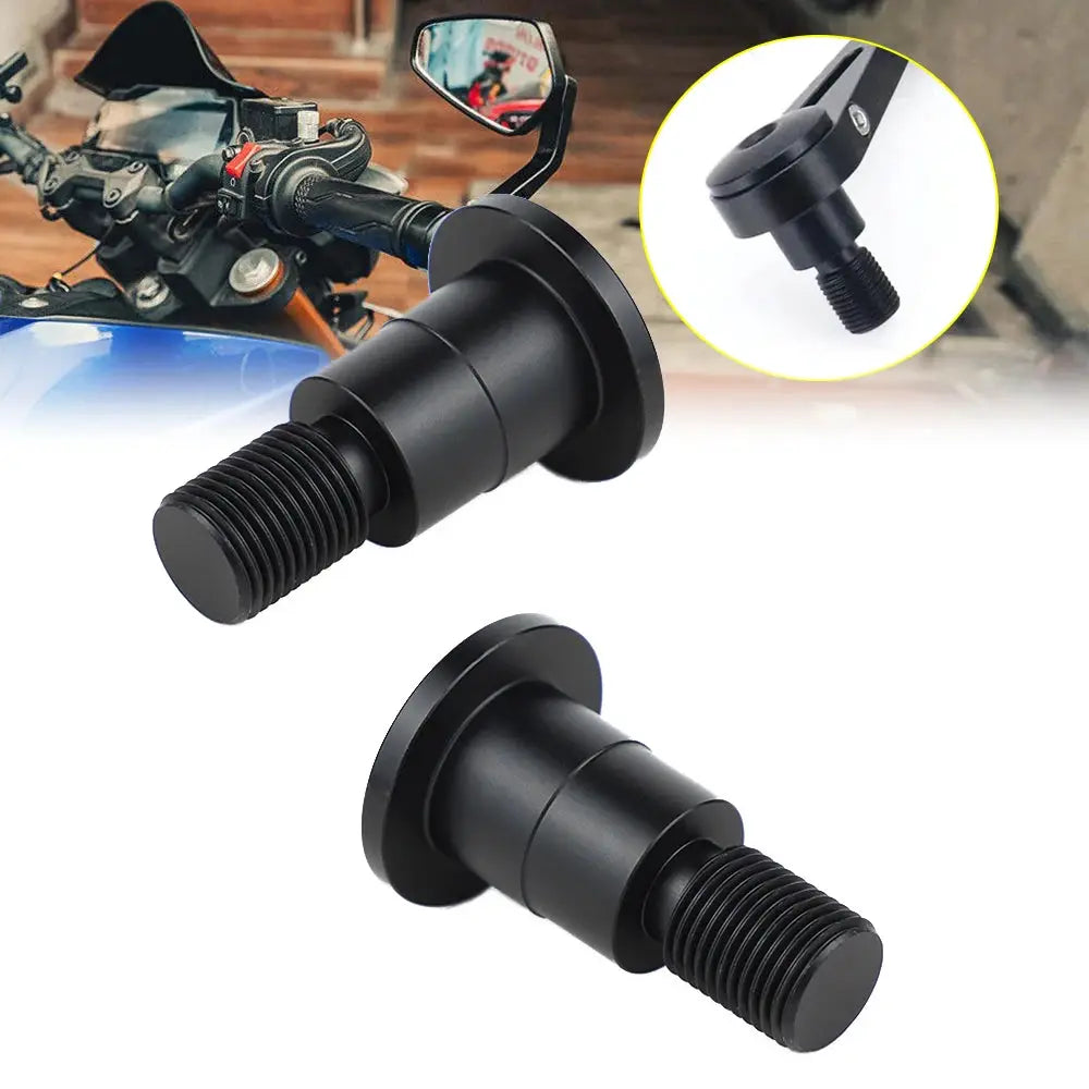 for Yamaha MT07 MT09 MT10 XSR700/900 Motorcycle Handlebar Bar End Mirror Adapter by InterCyprus Trading Ltd