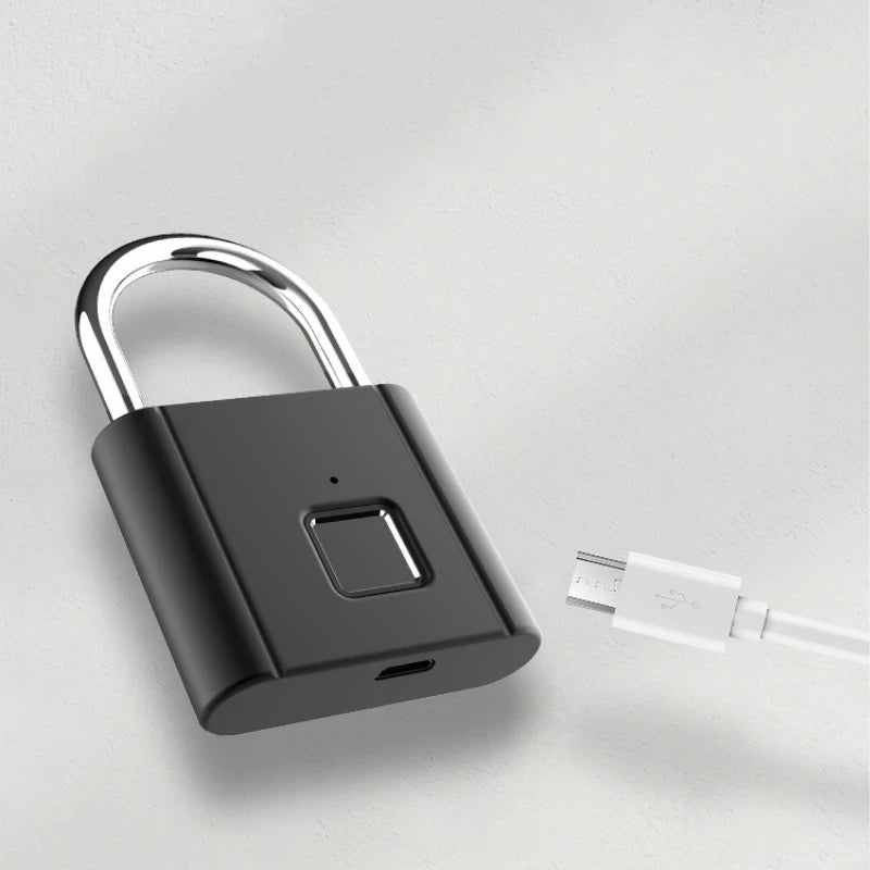 Smart Biometric Fingerprint Padlock - Waterproof &amp; Keyless Security Lock