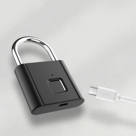 Smart Biometric Fingerprint Padlock - Waterproof &amp; Keyless Security Lock