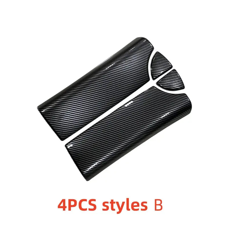 Carbon fiber Car Center Console Lid panel Armrest Box Trim Protective Cover Stickers For Mercedes Benz E class W211 2003-2008 by InterCyprus Trading Ltd
