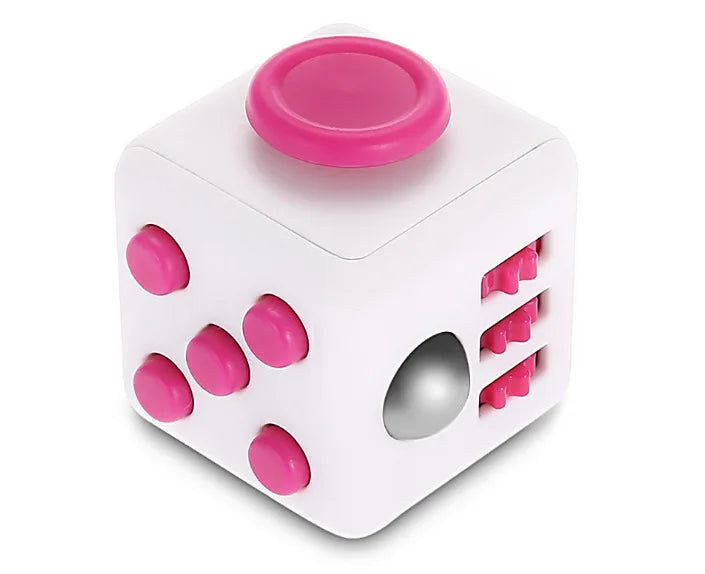 Solid Colour Fidget Decompression Dice for Stress Relief 5