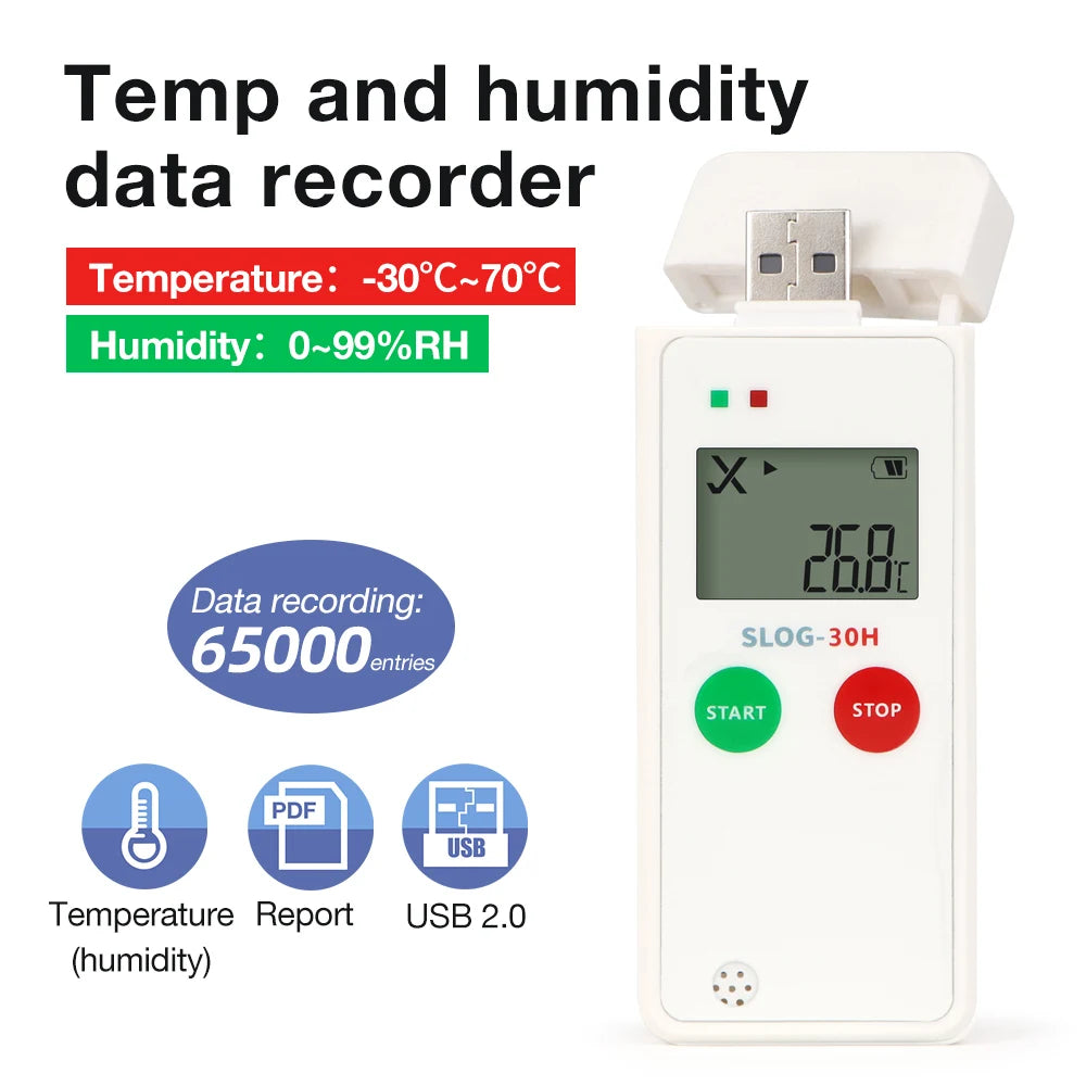 JuanJuan USB Temperature Logger &ndash; Accurate Temperature Humidity Monitoring
