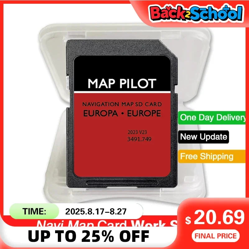GPS Europe Map Upgrade for Becker MAP PILOT &ndash; 2023 Maps CHINA / for Becker (Code509)