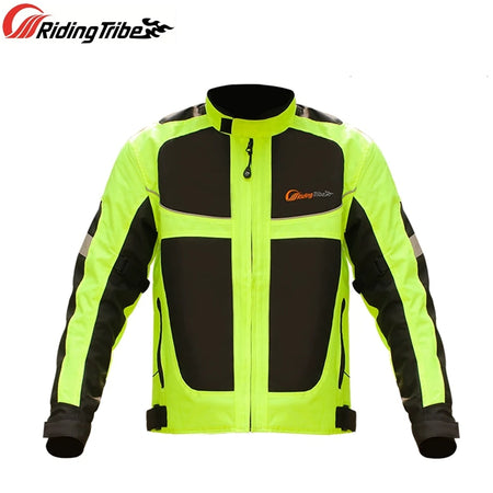 JK-21 &ndash; High Visibility Breathable Summer Motorcycle Jacket Jacket / M