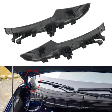Front Windshield Wiper Side Cowl Extension Cover For Nissan X-Trail T32 Rogue 2014 2015 2016 2017-2020 66895-4CL0A 66895-4BA1A by InterCyprus Trading Ltd