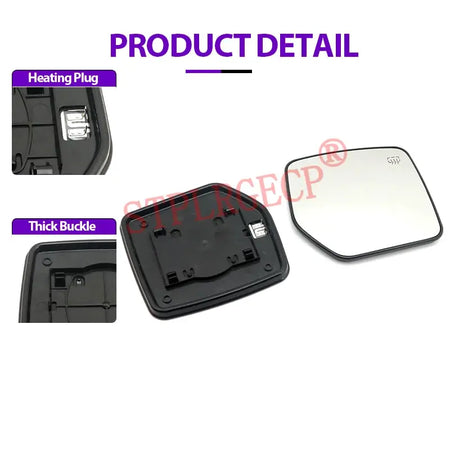 For Jeep Compass Patriot 2011-2017 LH RH Driver Rear View Side Mirror Lens Door Wing Mirrors Glass with Heating by InterCyprus Trading Ltd